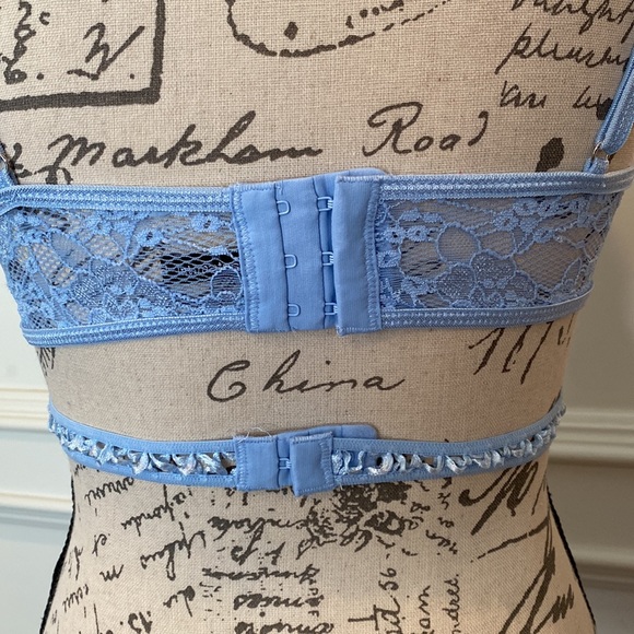 G-World Intimates 3pc Sexy Lace Robe Cutout Bra & Panty Set - Size: OS - Picture 8 of 10